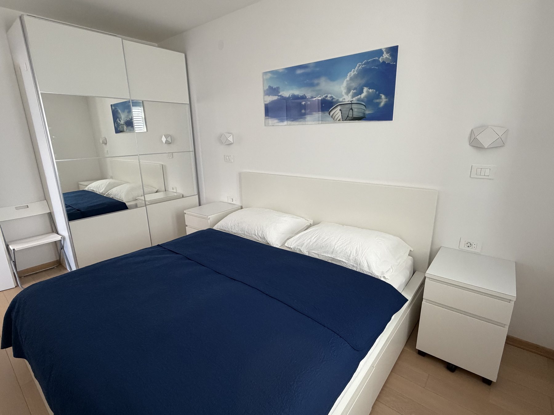 Apartment Blue bedroom