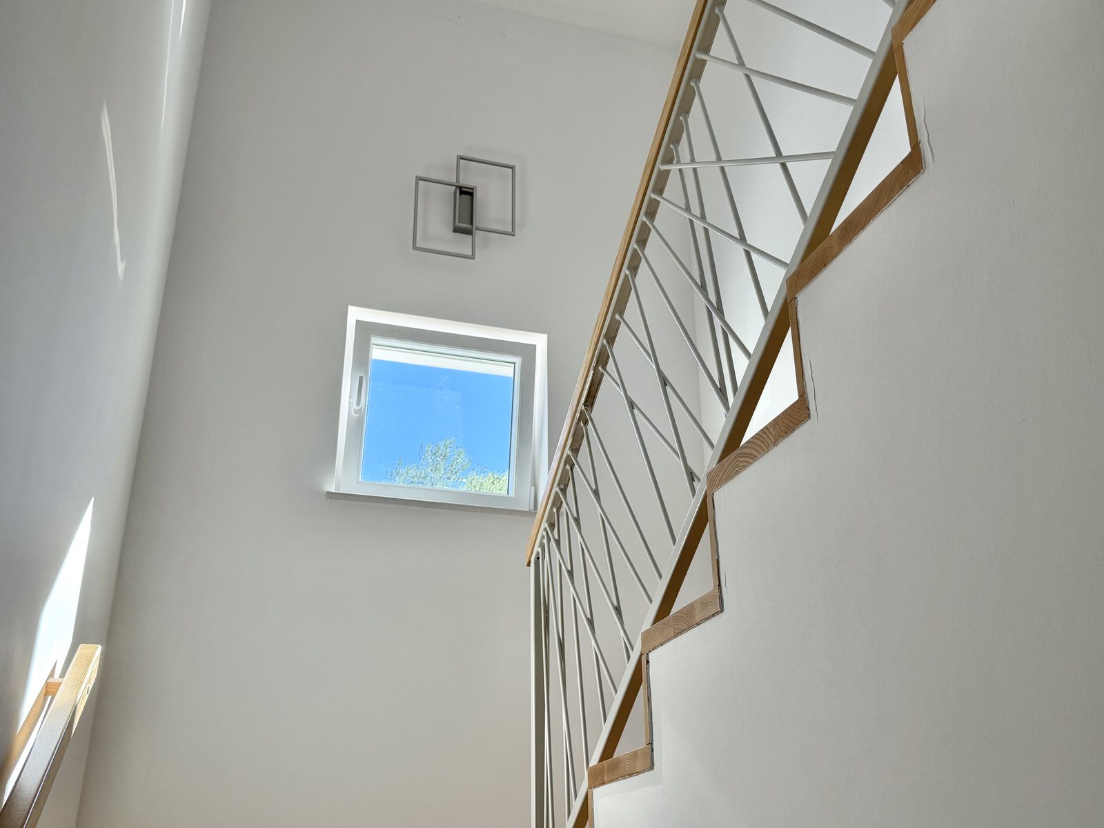Indoor staircase of the house