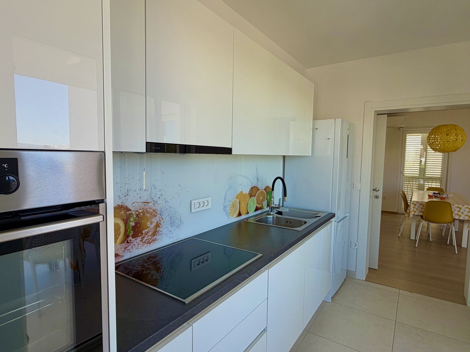 Apartment Yellow kitchen